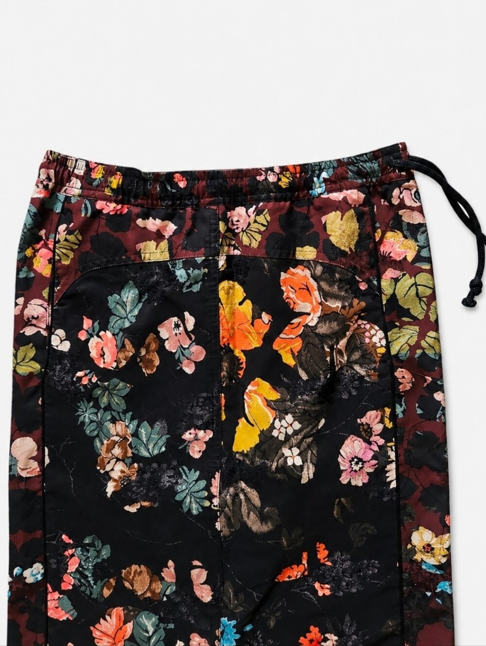 DRIES VAN NOTEN | Black Floral Print Skirt IT 34 US Small - Picture 6 of 7